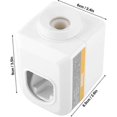 thumbnail image 2 of Wall Mounted Toothpaste Dispenser Squeezer Automatic Toothpaste Holder Bathroom(White ), 2 of 4