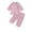 Pink, variant on REDARER Cute Ghost Pumpkin Bat Graphic 2 Piece Button Front Kids Long Sleeve Pajama Set Silky Sleep Loungewear for Halloween Fall Home Holiday Outfit,6-7 Years