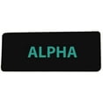 thumbnail image 1 of ALPHA 4" W x 1.5" T Iron/Sew On Decorative Patch Funny Saying Biker Emblem, 1 of 2