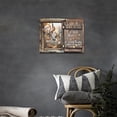 thumbnail image 2 of Farmhouse Deer Wall Art Rustic Wildlife Elk Wall Decor Country Deer Picture Canvas Prints Framed Modern Artwork For Home Living Room Bedroom Bathroom 16"x12", 2 of 6
