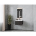 thumbnail image 4 of Legno 24" Carbon Oak Bathroom Vanity with Matte White VIVA Stone Solid Surface Countertop, 4 of 4