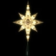 thumbnail image 3 of Northlight Lighted Faceted Star of Bethlehem Christmas Tree Topper- 13.5" - Clear Lights, 3 of 6
