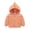 Orange, variant on Popvcly 1-7T Toddler Kid Boys Girls Winter Thickened Warm Lamb Coats Dinosaur Hooded Faux Fur Fleece Jacket Zip-up Outwear