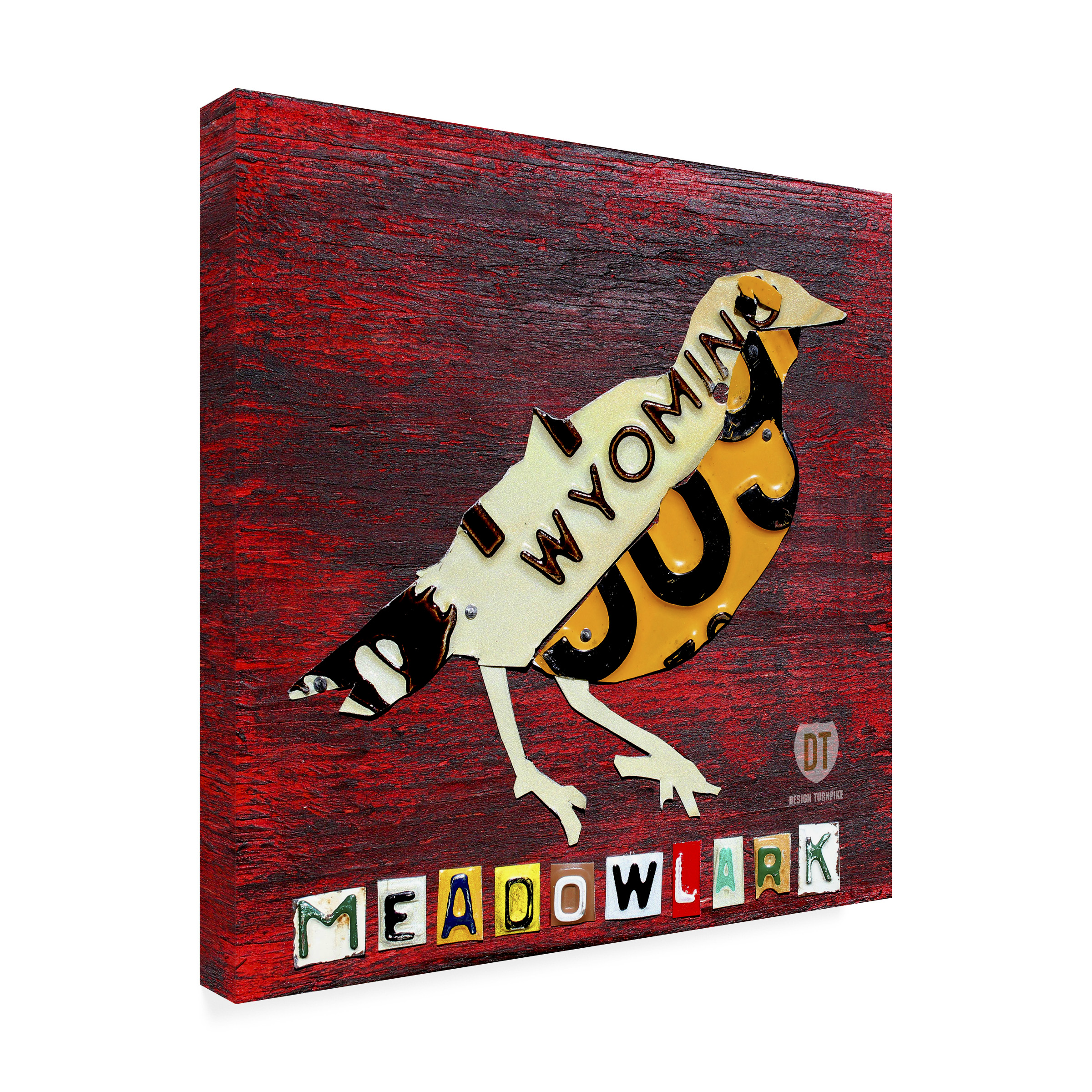 Trademark Fine Art 'Wyoming Meadowlark' Canvas Art by Design Turnpike