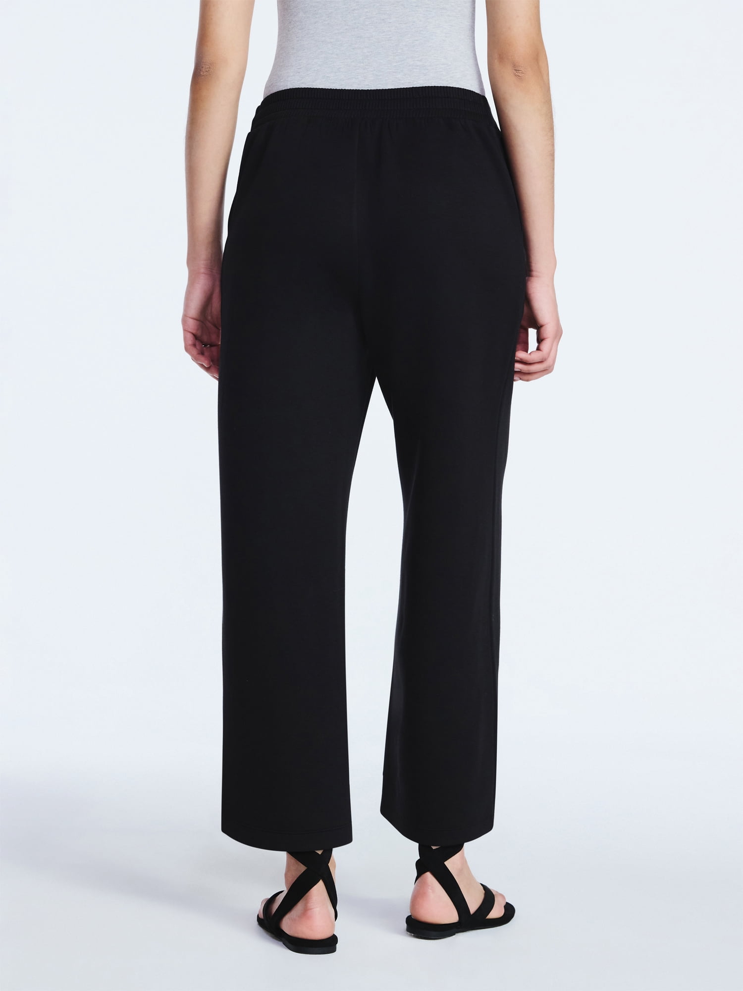 Scoop Women's and Women's Plus New Scubaknit Cropped Pants, Sizes XS-4X