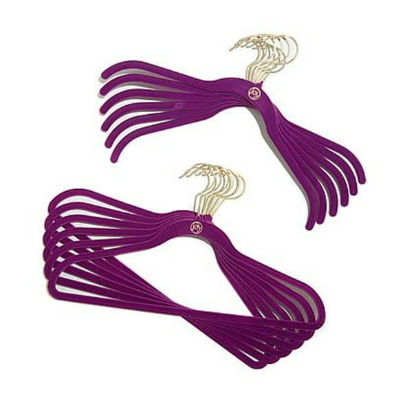 Joy Huggable Hangers Suite/Shirt 72 Piece Plus Bonuses~ (Violet Purple/Brass)