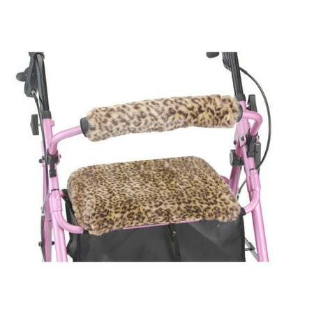 NOVA Medical Products Seat & Back Cover for Rolling Walker, Safari Cheetah