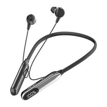 Headphones for School Hwkond Bluetooth Bass Wireless Earphone Magnetic Stereo Bluetooth Headset Neckband Earbuds on Clearance