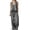 Gray#women's vacation beach matching sets, variant on Moxiu 2 Piece Sets for Women Summer Vacation Cotton V Neck Ruffled Hem Tank Tops and Drawstring Wide Leg Pants Lounge Set Outfit Navy,S