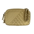 thumbnail image 1 of Pre-Owned CHANEL Shoulder Bag Leather/Metal Gold Women's z6622, 1 of 5