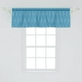 thumbnail image 2 of Ambesonne Octopus Window Valance, Zentangle Animal, 54" X 18", Pale Blue and White, 2 of 3