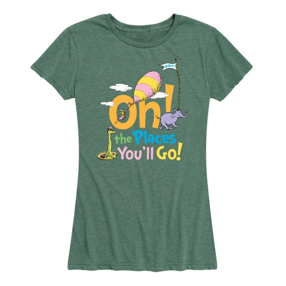 Dr. Seuss - Oh! The Places You'll Go - Women's Short Sleeve Graphic T-Shirt
