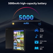 10.1 Inch Android 15 Tablet, 20GB RAM 64GB ROM, 1TB Expandable, Octa-Core, Widevine L1, Dual Camera Slim Tablet, Black