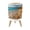 Color 1, variant on Small Trash Can with Lid Sunset Beach Pink Conch Shell Vibrant Sky Reflections 1.8 Gallon Dog Proof Trash Can Round Garbage Can Waste Bin Wastebasket for Bathroom Bedroom