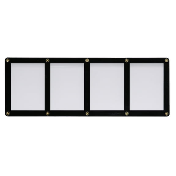 Ultra PRO: Screwdown Holder - Black Frame (4-Card)