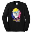 thumbnail image 2 of Funny Lion Tiger King Hey All You Cool Cats and Kittens | Mens Animal Lover Long Sleeve T-Shirt, Black, Small, 2 of 3