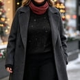 thumbnail image 5 of Women's & Plus Size Sequin Sweater, Sparkly Turtleneck Long Sleeve Relaxed Fit, Fall Winter Soft Basic Casual Tops S-5XL, 5 of 5