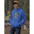 thumbnail image 2 of Colorful Robotic Samurai Tiger   Hoodie Men -Image by Shutterstock, Male x-Large, 2 of 4