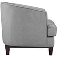 thumbnail image 4 of Pemberly Row Modern Fabric Accent Arm Chair in Gray (Set of 2), 4 of 5