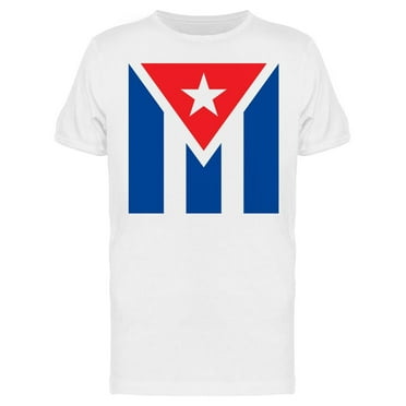 Cuba Flag  T-Shirt Men -Image by Shutterstock, Male Medium