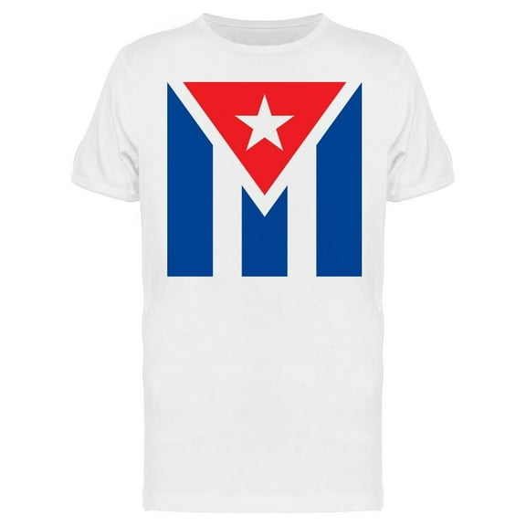 Cuba Flag T-Shirt Men -Image by Shutterstock, Male Large