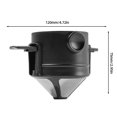 thumbnail image 3 of Filtro plegable sin papel taza hecha a mano café negro, 3 of 9