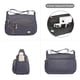 thumbnail image 2 of Bandolera NPBAG para mujer, bandolera de nailon, color gris, 2 of 7