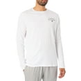 thumbnail image 2 of Tommy Hilfiger Lounge Chest Logo Longsleeved T-Shirt, White, 2 of 5
