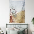 thumbnail image 4 of Vintage Decor Wall Hanging Tapestry, An Old Guitar and a Vintage Bike Standing in the Beach Vacation Enjoy Summer Photo, Bedroom Living Room Dorm Accessories, 60 X 80 Inches, by Ambesonne, 4 of 5