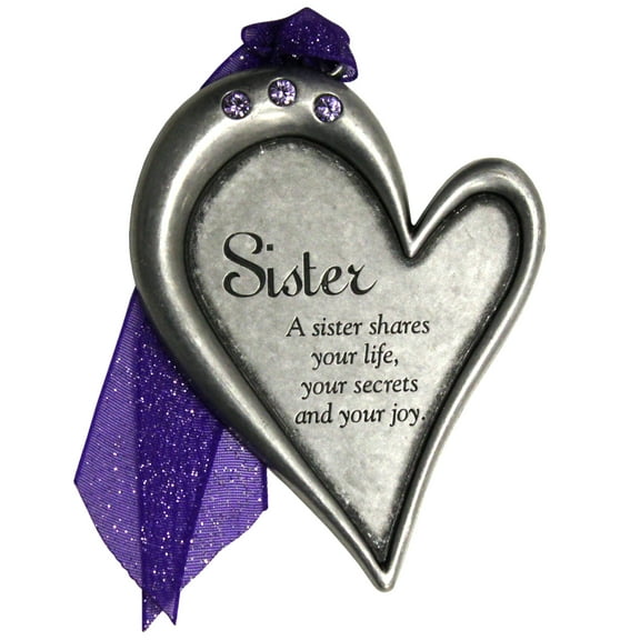 Sister Heart Ornament