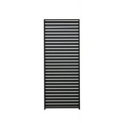 Mirador 10x 13 111S Outdoor Pergola Accessories-Aluminum Fixed Shutter Wall, Charcoal