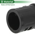 thumbnail image 5 of M16x1.5 Cable Glands 15.8mm / 0.62" Bellows Quick Connector Straight PA6 Nylon Black 2 Pcs, 5 of 7