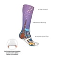 thumbnail image 4 of Lsque Sanrio Print Women's Men's Novelty 20in Crew Socks Cotton Socks Knee High Socks for Walking,Running,Nurses,Pregnancy, 4 of 6