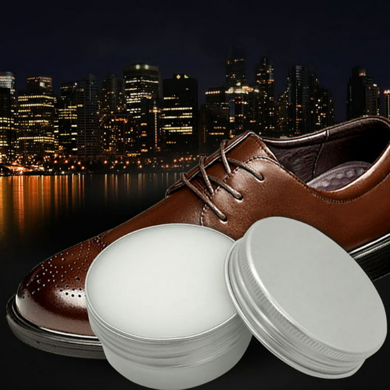 WBM Shoe Cream Polish, Professional Leather Polish for Shoes, Furniture &  Jackets | Brown Shoe Cleaner - 50 ml