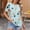 Z1-Multicolor tops for women, variant on Qetyuw Tops for Women Puff Short Sleeve Round Neck Shirts Floral Print Tees Loose Fit Comfy Tshirt Summer Casual Tops for Women