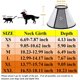 thumbnail image 5 of Collar protector ajustable ZHAOCHENG para perros y gatos cirugía antimordeduras, 5 of 5