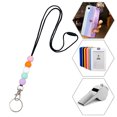 thumbnail image 2 of LCXmlly Beaded Lanyard Adjustable Length ID Badge Beaded Lanyard Non Rusting Reusable Silicone Breakaway, 2 of 7