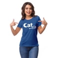 thumbnail image 4 of Inkmeso Crew Neck Cat Mom Graphic Tshirt Short Sleeve Women Cotton Tee Casual, 4 of 8