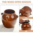 thumbnail image 4 of Raindrops 1Set Vintage Kimchi Pot Sealed Ceramic Grain Storage Jar for Hotel Dining Room, 4 of 6
