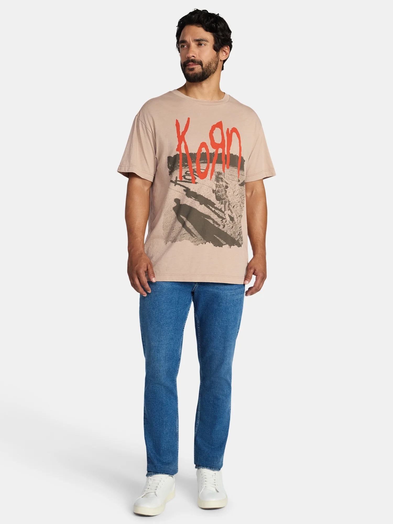 KoRn Men's and Big Men's Boxy Fit Graphic Tee, Sizes XS-5XL