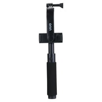 Onn Bluetooth Selfie Stick – Extendable to 40 in, 360° Rotating & Tilting Clamp with Built-In Rechargeable Shutter and Universal Camera Mount