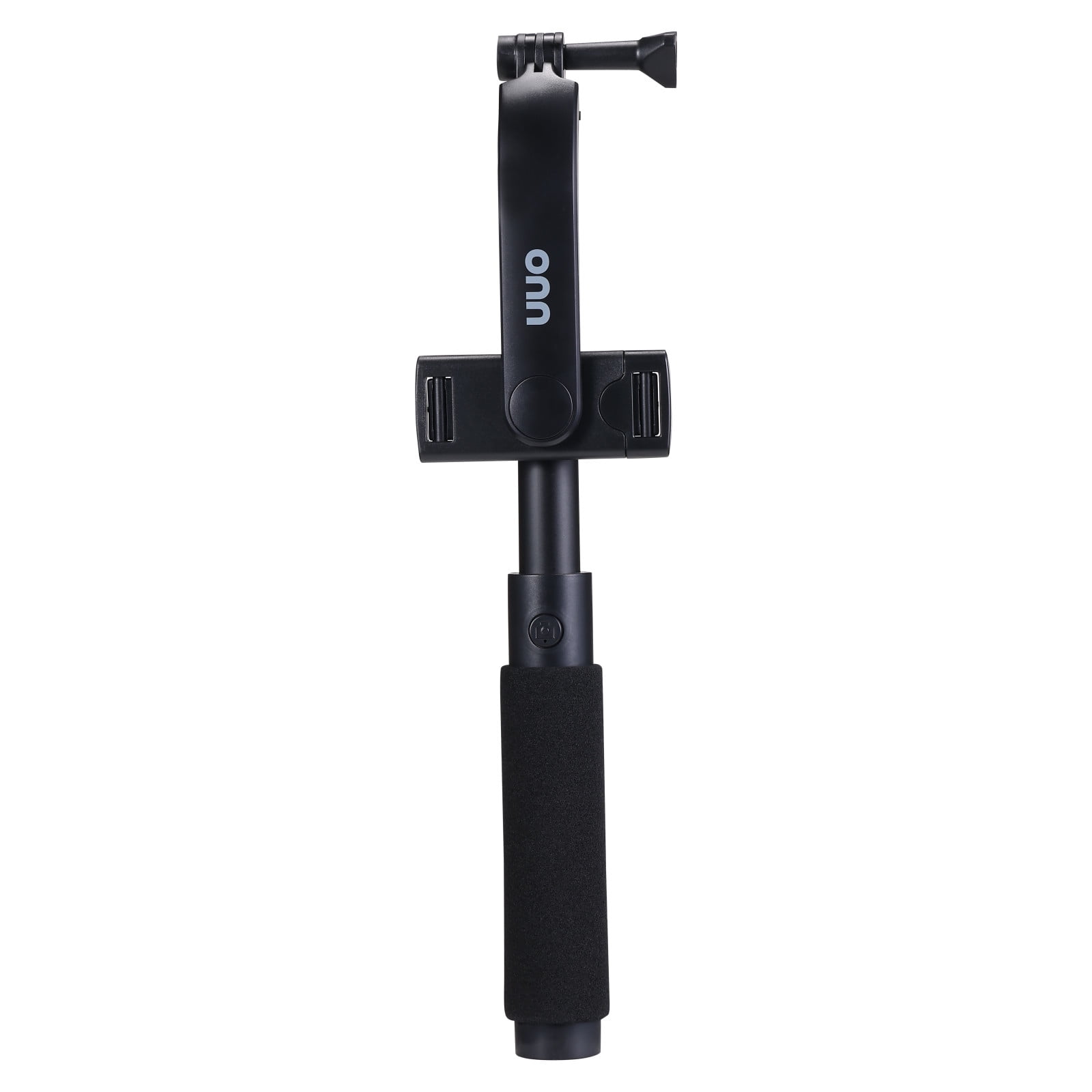 onn Bluetooth Selfie Stick, Extendable 12.75 in to 40 in, 360° Rotating & Tilting Clamp, Built-In Rechargeable Shutter, Universal Camera Mount