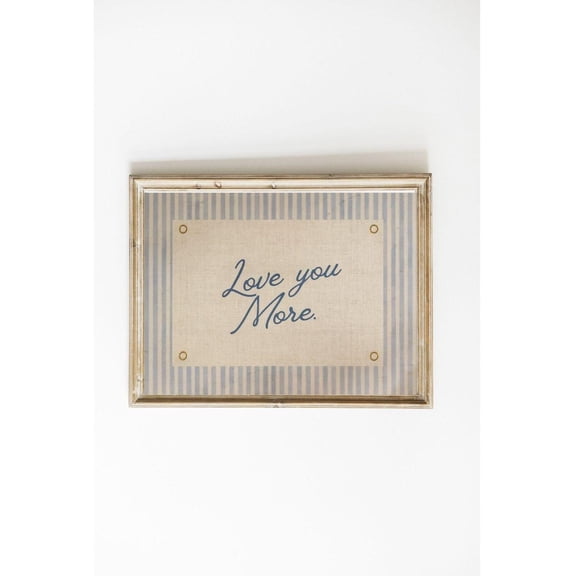 Love You More Wall Art Poster, Romantic Quote, Bedroom Decor, Unframed Poster Size 8x12