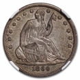 thumbnail image 2 of 1860-O Liberty Seated Half Dollar AU-53 NGC, 2 of 3