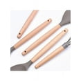 thumbnail image 3 of Dragonus Wooden Kitchen Utensils For Cooking Baking Silicone Kitchenware Non-Stick Kitchen Utensil Tongs, 3 of 5