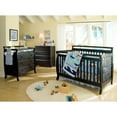 DaVinci Emily 4in1 Convertible Crib Ebony Black