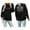 Noir, variante sur Huaizzzy Chandail de Mode d'Hiver pour Femmes, Imprimé Festif de Noël, Haut à Col Rond, Chandails et Robes Ajustés pour Femmes avec Cardigan Assorti, Hauts Décontractés et Chauds pour Femmes, Chandail pour Femmes, Chandail à Capuchon à Rayures Colorées pour Femmes