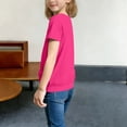 thumbnail image 4 of Girls Hooded Sweatshirt for Kids Double Pocket Pullover Top Medium Large Size, 4 of 7