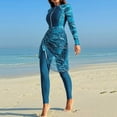 thumbnail image 2 of MuXiKeJi Clothes Swimsuits for Women Modest Full Cover Swimwear Short Top Pants Hijab Swimsuit Rashguard, 2 of 4