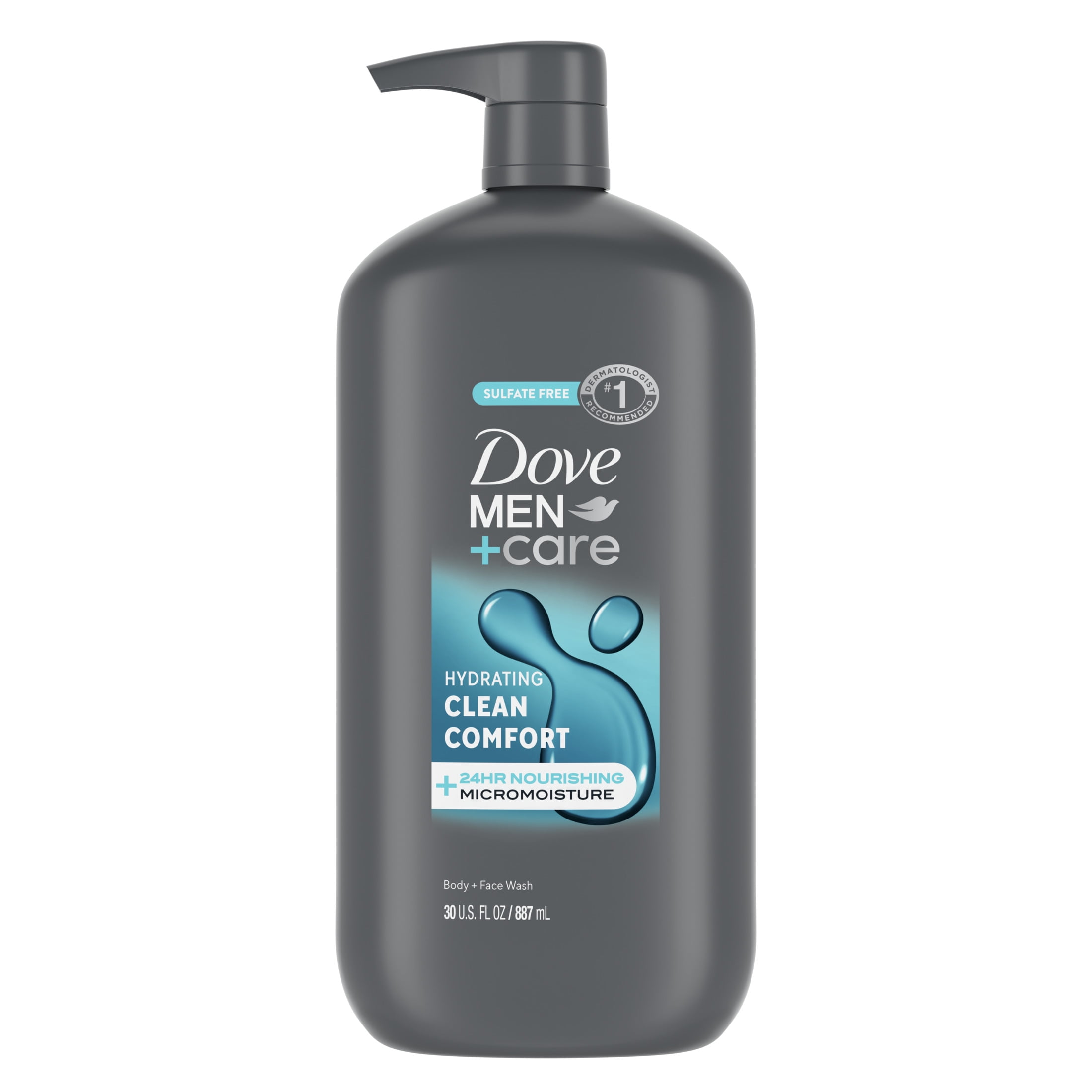 Dove Men+Care Clean Comfort Collection Body Wash & Deodorant Stick, 2 Count